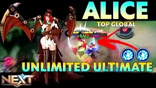 ultimate revamped insane heal | Top global alice gameplay by Ch4nu ~ MLBB