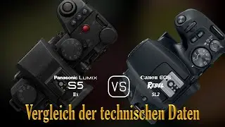 Panasonic Lumix S5IIX vs. Canon EOS Rebel SL2: Ein Vergleich der technischen Daten