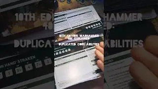 10th Edition #warhammer40k Explained : Duplicated Core Abilities