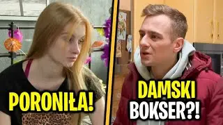 [19+] Okrzesik Poroniła, Serialowy Konrad Jest Damskim Bokserem?! (Ola Okrzesik, Bolesław Nowak)