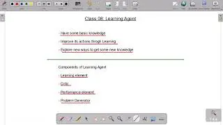 Artificial intelligence part 8 - Learning Agent