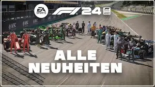 F124 ● ALLE NEUHEITEN | Echte Fahrer ENDLICH spielen, Karriere Challenges, Fanzone, Gameplay & mehr
