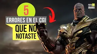 5 Errores CGI Que NO Notaste en tus Películas Favoritas | Fotograma 24 con David Arce