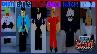 The Escape (Story)-All 6 ENDINGS | ROBLOX