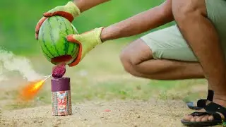 Experiment : Watermelon vs XXL Firecracker