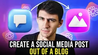 Repurposing Content with AI for Marketing (Blog to Social Media Post)