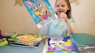 Обзор на мои рисунки! Review of my drawings!