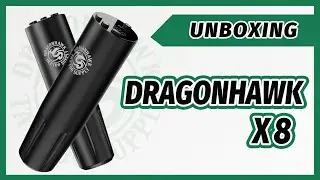 Dragonhawk X8 Unboxing | Frequency Adjustable | Wireless tattoo machine | Dot work partner