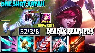 I CREATED DEADLIEST ONE-SHOT XAYAH BUILD! DON'T STEP ON FEATHERS OR GET DELETED! - League of Legends