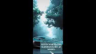 Aston Martin 3D model | High quality model Detailed enough for close up renders #shorts