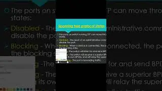 STP port States | STP | Spanning Tree | Spanning Tree Protocol | Spanning Tree Protocol Explained