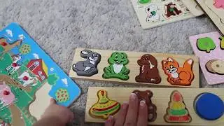 Развивающие вкладыши для детей (обзор наших)