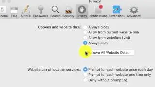 Clearing Safari Browser Cache