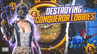 Fastest 1v4 🔥Conqueror Lobby Clutches| BGMI 