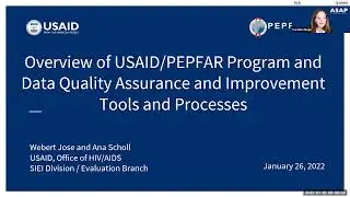 USAID/PEPFAR Program and Data Quality Assurance and Improvement Tools and Processes