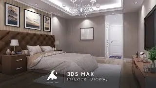 3Ds Max Interior Tutorial Bedroom Vray Photoshop