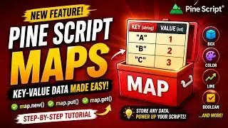 🥸 TRADING VIEW - PINE SCRIPT:  🥸 PINE SCRIPT MAP ~ STORE DATA IN KEY-VALUE PAIR 🥸