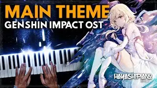 GENSHIN IMPACT OST - Main Theme // Solo Piano Improvisation + Sheets!