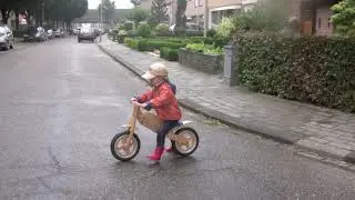Jantje op de loop fiets