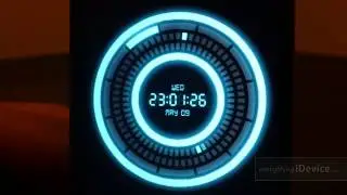 Animated Lockscreen Clock   Neon LS Clock HD  Best iOS 5 Winterboard Themes  For iPhone   iPod