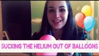 Sucking Helium From A Balloon
