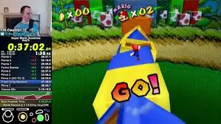 Super Mario Sunshine any% Speedrun in 1:15:17