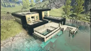 ARK  build modern house !! speed build !!
