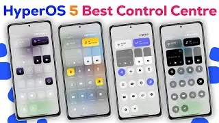 HyperOS 5 Best Control Centre+iOS SB Themes for Xiaomi, Redmi, & POCO Devices - Part 1🚀