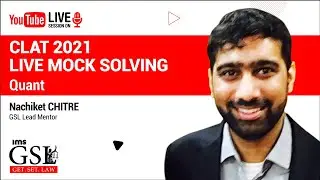 Clat Live Mock Solving | Quantitative Aptitude