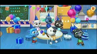 My Talking Tom Friends Happy Birthday Scene Effects