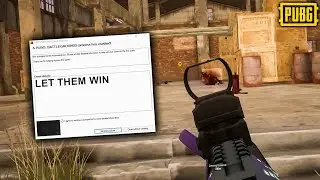 PUBG Wanted To Give Them A CHANCE!