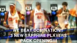 NBA 2K17 MYTEAM | WE BEAT DOMINATION! 99 STARS | 3 NEW SAPPHIRE PLAYERS | NEW AMETHYST REWARD CARD!!