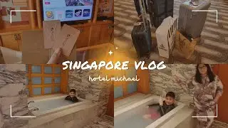 SINGAPORE VLOG - Hotel Michael Resorts World - Mustafa Centre - Haul - 10th year Wedding Anniversary
