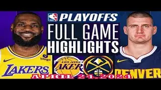 Los Angeles Lakers vs Denver Nuggets Full Game Highlights   April 24, 2024   NBA Play off