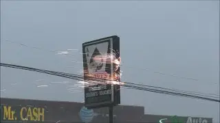 Intercepting the Eye Wall of Category 2 Hurricane Delta with Major Power Flashes 10/12/2020