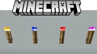 TUTORIAL || COMO HACER ANTORCHAS DE COLORES EN MINECRAFT SIN MODS