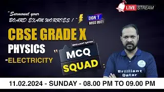 CBSE Class 10 Board Exam Preparation | Physics | Electricity | CBSE Class 10 Physics MCQs Revision