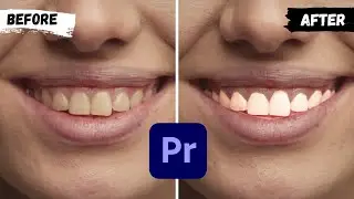 How To Whiten Teeth in Premiere Pro | Easy 1-minute Tutorial