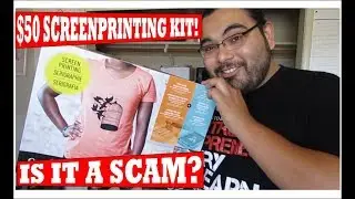 $50 Screen printing kit review. Is it a SCAM?? Speedball waterbased inks