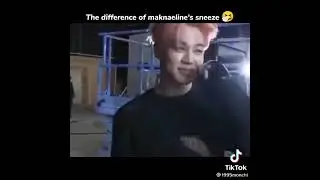 The difference of maknae line's sneeze 😂🤣🤣..... 