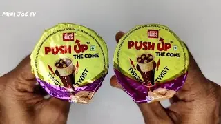 Hugs Push Up Chocolate Wafer Cone 🍦#asmr#chocolate#wafer#chocolatecone#lotsofchocolates#candy#cone