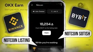 NOTCOIN CHIQARISH VA SOTISH // MONEY MINER