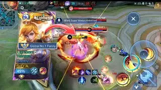 AGGRESSIVE ROTATION TURURIAL: HOW TO PLAY FANNY FANNY AGGRESSIVE IN SOLO RANK GAME! -MLBB