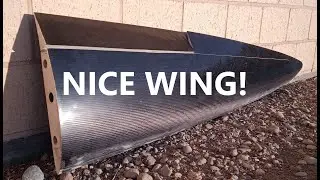 Cutting Control Surfaces on a Bagged Wing