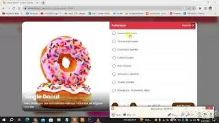how to place an order on DUNKIN DONUTS online?