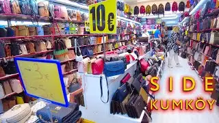 ANTALYA SIDE KUMKOY SHOPPING FAKE BAZAAR TURKIYE 
