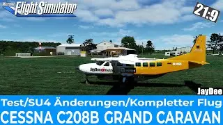 Cessna C208B Grand Caravan - Testflug nach SU4 / Checkliste / Guide ★ FLIGHT SIMULATOR deutsch