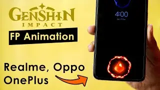 Get Genshin Impact fingerprint animation on Realme, Oppo, OnePlus | No Root, No Theme