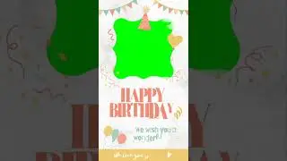 Birthday green screen video shorts 🥳🎂 The Green Visuals 