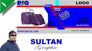 Flex Design - Banner Design in Coreldraw | Coreldraw tutorial | Sultan Graphic | Graphic tutorial